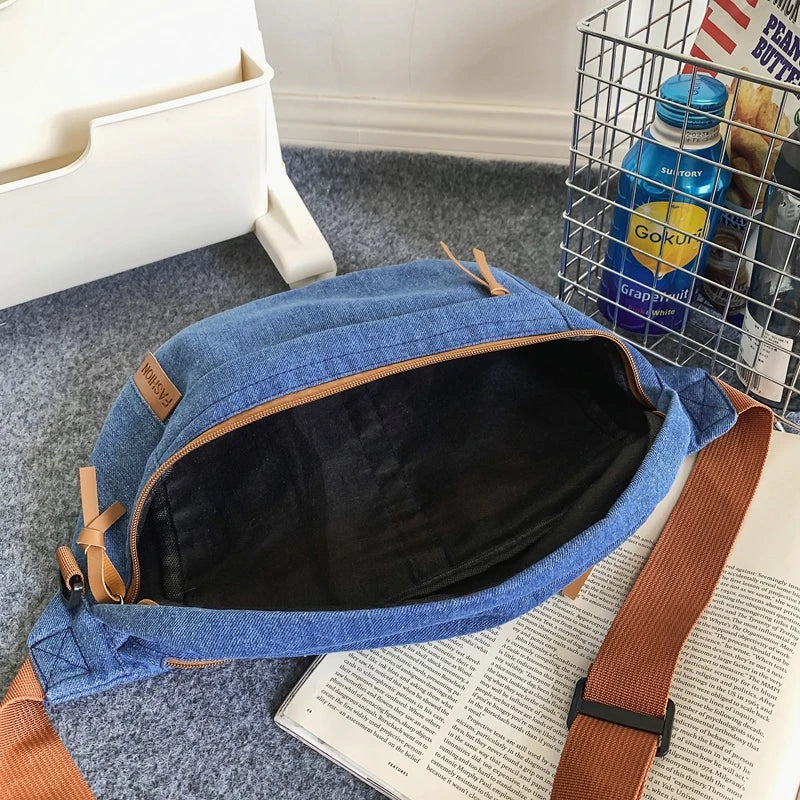 Amblot Large denim fanny pack