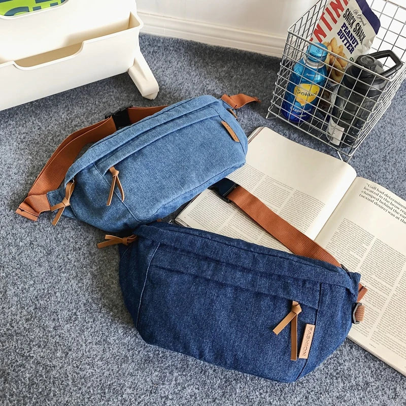 Amblot Large denim fanny pack
