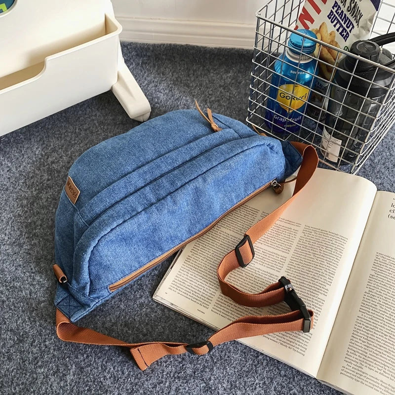 Amblot Large denim fanny pack