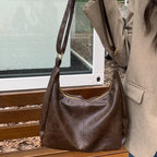Amblot Large leather hobo bag