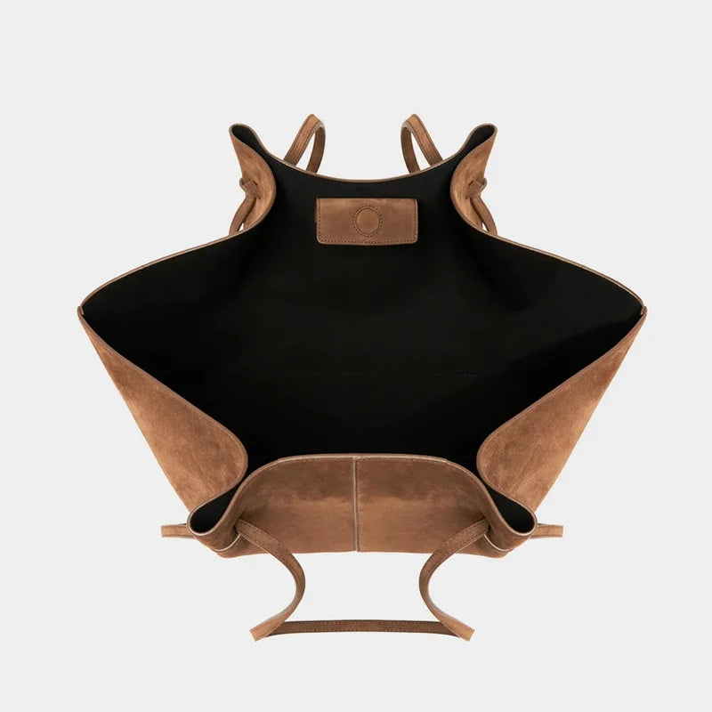Amblot Large suede tote bag