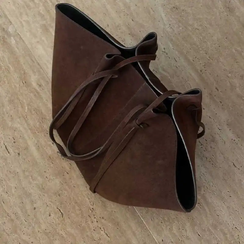 Amblot Large suede tote bag