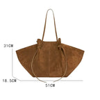 Amblot Large suede tote bag