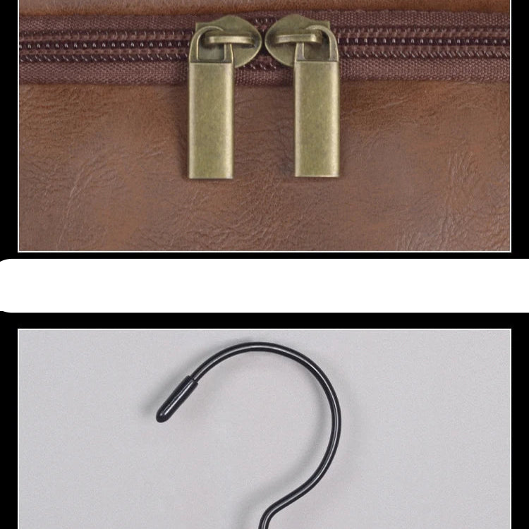 Amblot Leather dopp kit for men