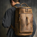 Amblot Leather rucksack for men