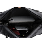 Amblot Leather shoulder bag with adjustable strap