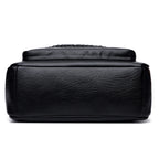 Amblot Leather shoulder bag with adjustable strap