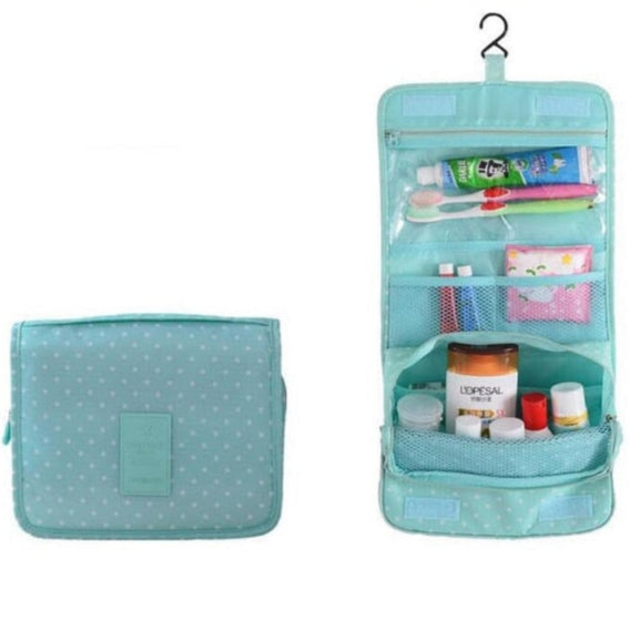 Amblot Light blue hanging toiletry bag