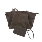 Amblot Lightweight suede tote bag