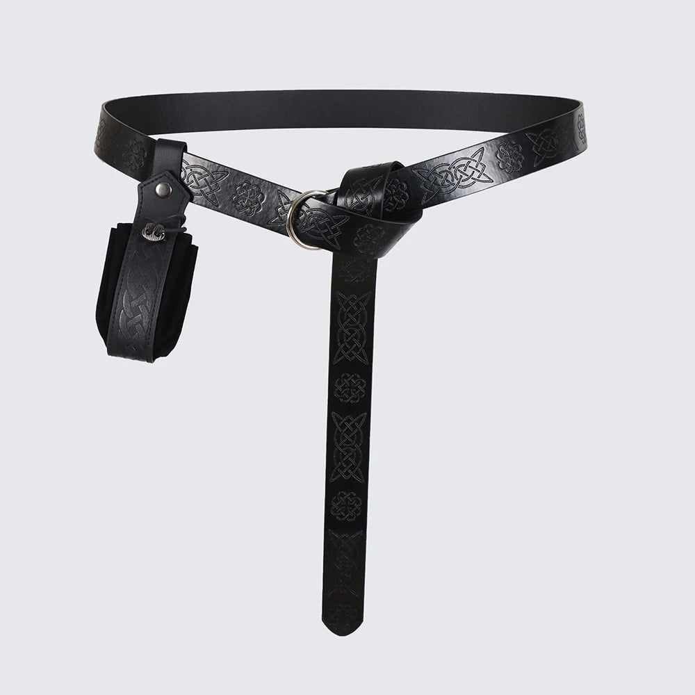 Amblot Medieval leather coin pouch