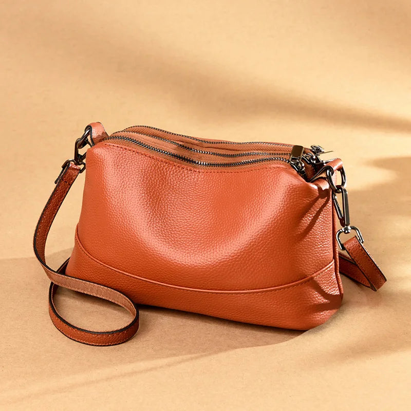 Amblot Medium leather shoulder bag