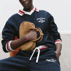 Amblot Medium suede handbag