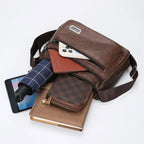 Amblot Men soft leather crossbody bag