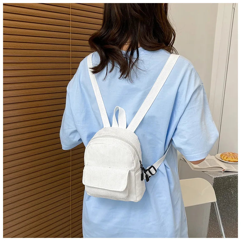 Amblot Mini corduroy backpack