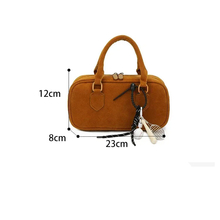 Amblot Mini corduroy purse with crossbody strap