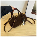 Amblot Mini corduroy purse with crossbody strap
