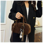 Amblot Mini corduroy purse with crossbody strap