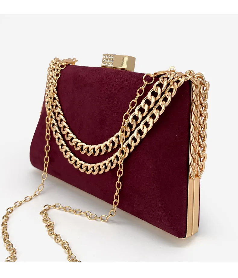 Amblot Mini corduroy purse with top handle