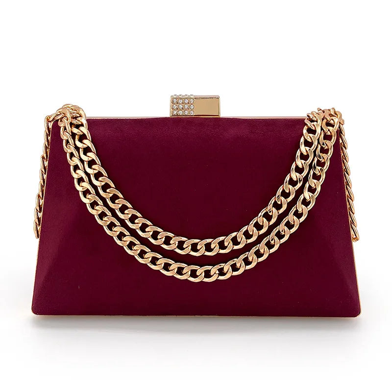 Amblot Mini corduroy purse with top handle