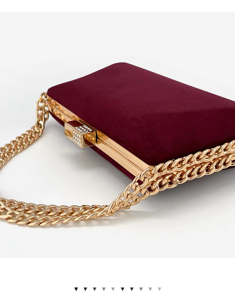 Amblot Mini corduroy purse with top handle