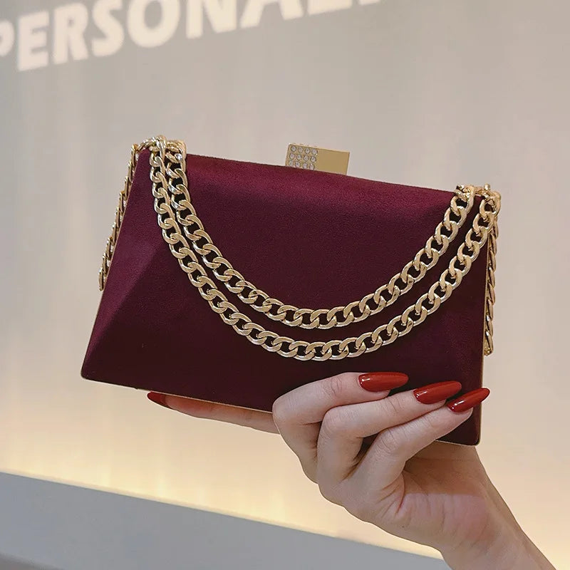 Amblot Mini corduroy purse with top handle