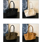 Amblot Minimal suede tote bag