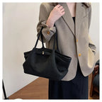 Amblot Minimal suede tote bag