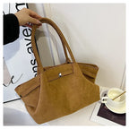 Amblot Minimal suede tote bag