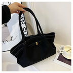 Amblot Minimal suede tote bag