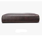 Amblot Modern leather briefcase with handle