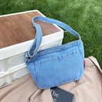 Amblot Modern streetwear denim clutch bag