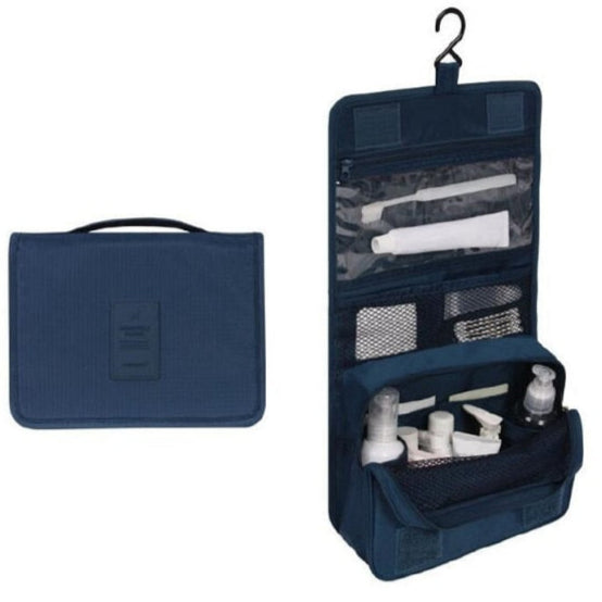 Amblot Navy blue hanging toiletry bag