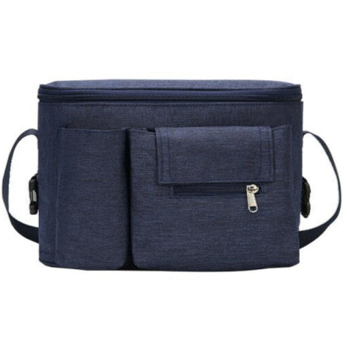 Sac à langer pour poussette bleu marine