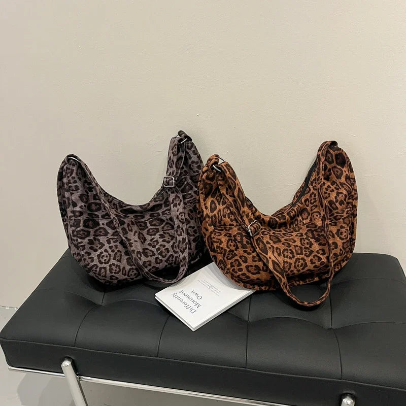 Amblot Oversized suede shoulder bag