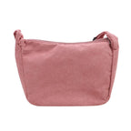 Amblot Pink Corduroy handbag for casual wear