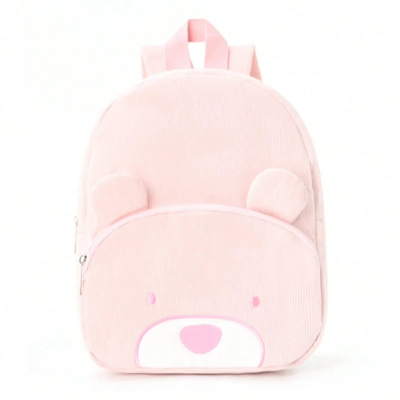 Amblot Pink Cute corduroy backpack