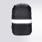 Black waterproof backpack rain cover