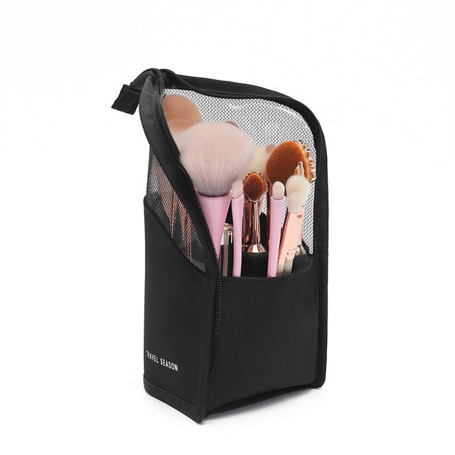 Black makeup bag