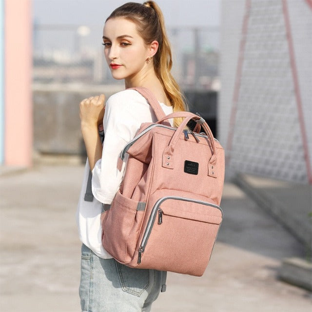 Sac à Dos à Langer Rose
