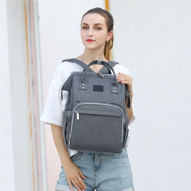Sac à Dos à Langer Gris