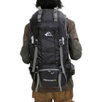 Black large hiking backpack