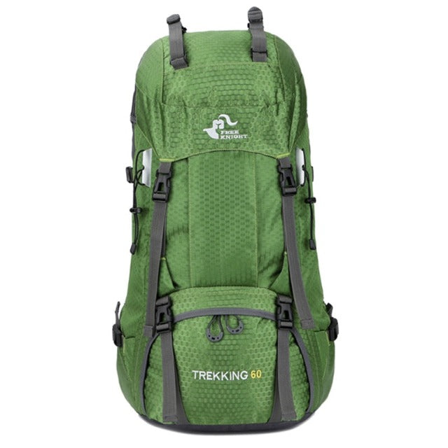 Green large hiking backpack