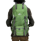 Green large hiking backpack