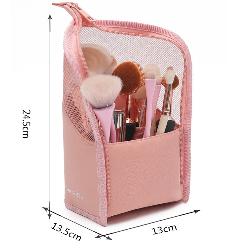 Black makeup bag