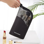Black makeup bag
