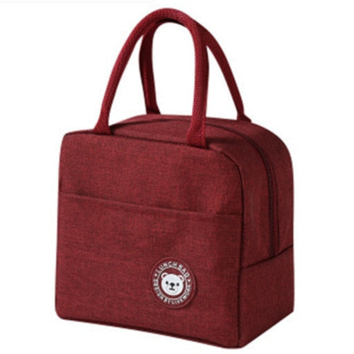 Sac Repas Isotherme Rouge