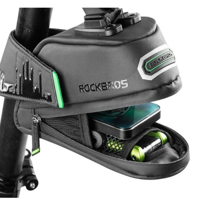 Rear saddle bag for bike