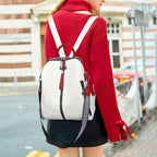 White convertible backpack purse