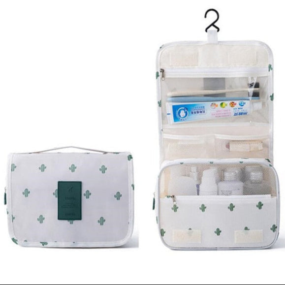 Trousse de Toilette à Suspendre Cactus