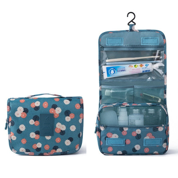 Trousse de Toilette à Suspendre Flowers